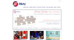 Desktop Screenshot of akaygrup.com.tr